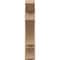 Ekena Millwork 7 1/2-in W x 30-in D x 38-in H Balboa Slat Rough Cedar Woodgrain TimberThane Outlooker, Primed Tan OUTUR075X30X38BOA24RCPR - alternate 2
